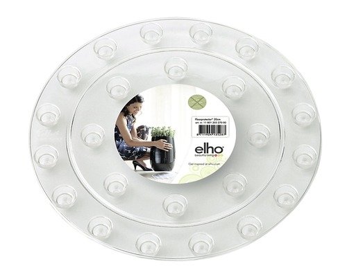 ELHO 5540202510000 Blumentopfuntersetzer floorprotector rund, 25 cm, transparent