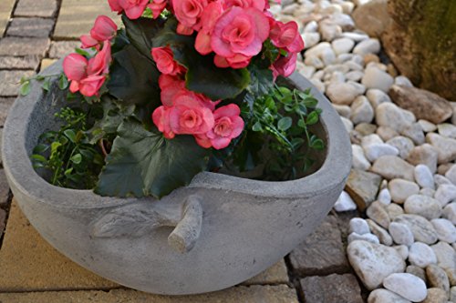 Pflanztopf - Pflanzschale Terracotta - Blumenschale für Haus und Garten, robuste Ausführung
