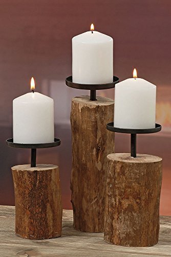 3er-Set Kerzenleuchter Kerzenständer 