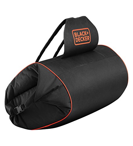 Black+Decker GWBP1 Laubfang-Rucksack, inklusive flexiblem Saugschlauch, 72 L Kapazität