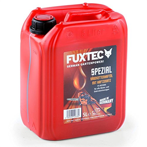 original FUXTEC Kettenöl 5 Liter Sägekettenhaftöl mit Haftzusatz - MADE IN GERMANY