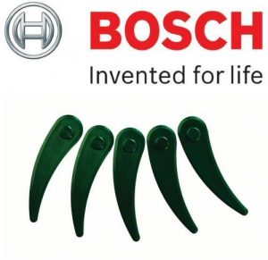 Bosch Genuine Durablade Klingen, für Bosch Rasentrimmer ART 23-18Li kabellos, Durchmesser 230 mm, 5 Stück, c/w STANLEY KeyTape Cadbury Schokoriegel