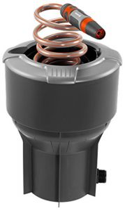 GARDENA Pipeline Spiralschlauch-Box: Wasser aus dem Boden zapfen wie Strom aus der Steckdose, mit Spiralschlauch und Reinigungsspritze, Wasserstop, 1“Außengewinde (8253-20)