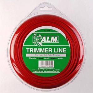 Trimmer Line: 3,0 mm 60 m, um alle macht von schwer Pflicht Benzin Trimmer (36–39 cc) enthält 60 m rot Alm: Universal